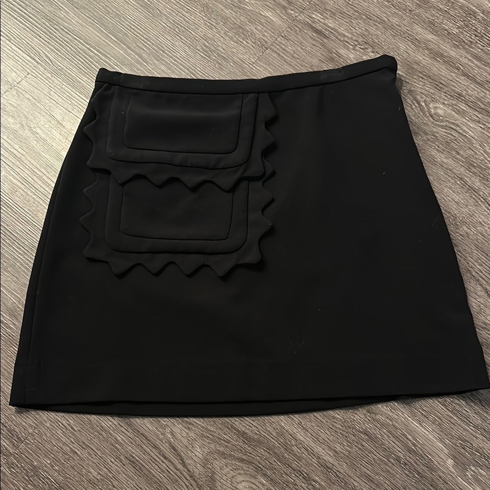 Victoria Beckham for Target Elegant Black Skirt with Pocket Detail size M EUC